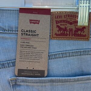 Levi's Blue Straight Leg Jeans Classic Style
